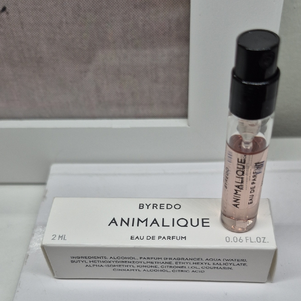 Byredo Animalique Eau de Parfum 2ml with Black Cap